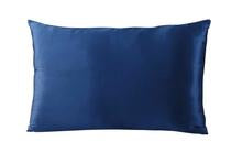 Pure Silk Pillow Case - Navy Blue